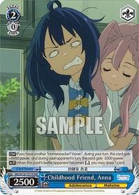 Childhood Friend, Anna (RRR) - Makeine: Too Many Losing Heroines! - Weiss Schwarz card