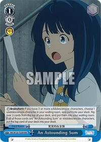 An Astounding Sum (RRR) - Makeine: Too Many Losing Heroines! - Weiss Schwarz card