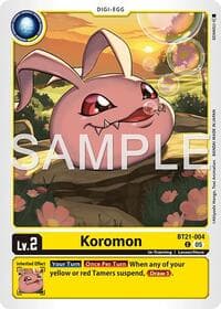 Koromon - BT21-004 (Reprint) - Advanced Booster Digimon Generation - Digimon Card Game card