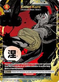 Enten Kuro (082) (U*) - UE16BT: KAGURABACHI - Union Arena card