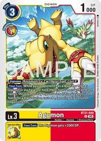 Agumon - BT21-040 (Reprint) - Advanced Booster Digimon Generation - Digimon Card Game card