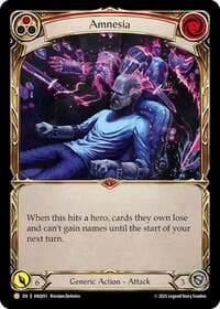 Amnesia (Red) (ANQ011) - Compendium of Rathe - Antiquity Pack - Flesh and Blood TCG card