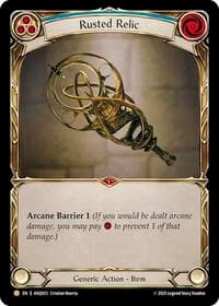 Rusted Relic (Blue) (ANQ023) - Compendium of Rathe - Antiquity Pack - Flesh and Blood TCG card