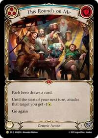 This Round's On Me (Blue) (ANQ024) - Compendium of Rathe - Antiquity Pack - Flesh and Blood TCG card