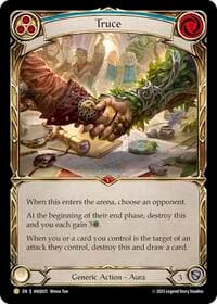 Truce (Blue) (ANQ025) - Compendium of Rathe - Antiquity Pack - Flesh and Blood TCG card