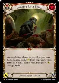 Looking For A Scrap (Red) (ANQ028) - Compendium of Rathe - Antiquity Pack - Flesh and Blood TCG card