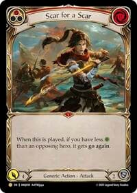 Scar For A Scar (Red) (ANQ030) - Compendium of Rathe - Antiquity Pack - Flesh and Blood TCG card