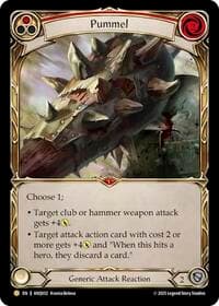 Pummel (Red) (ANQ032) - Compendium of Rathe - Antiquity Pack - Flesh and Blood TCG card