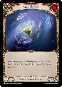 Sink Below (Red) (ANQ034) - Compendium of Rathe - Antiquity Pack - Flesh and Blood TCG card