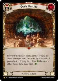 Oasis Respite (Red) (ANQ035) - Compendium of Rathe - Antiquity Pack - Flesh and Blood TCG card