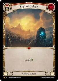 Sigil Of Solace (Red) (ANQ036) - Compendium of Rathe - Antiquity Pack - Flesh and Blood TCG card