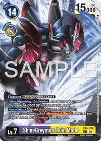 ShineGreymon: Ruin Mode (Reprint) - Advanced Booster Digimon Generation - Digimon Card Game card