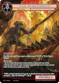 Flame Soldier Formation - Memoria Collection 10 - Force of Will card