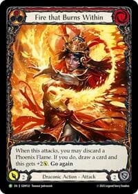 Fire that Burns Within - GEM Pack 4 - Flesh and Blood TCG card