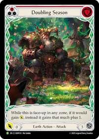 Doubling Season - GEM Pack 4 - Flesh and Blood TCG card