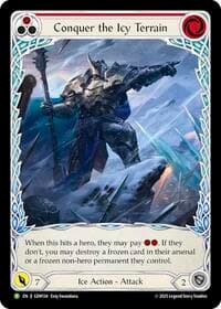 Conquer The Icy Terrain - GEM Pack 4 - Flesh and Blood TCG card