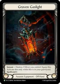 Graven Gaslight - GEM Pack 4 - Flesh and Blood TCG card