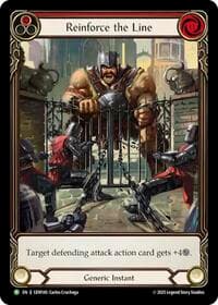 Reinforce the Line - GEM Pack 4 - Flesh and Blood TCG card