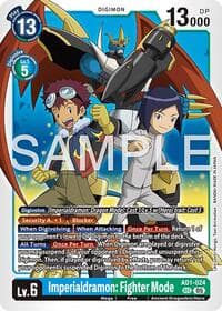 Imperialdramon: Fighter Mode - AD1-024 - Advanced Booster Digimon Generation - Digimon Card Game card