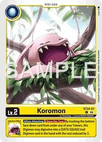 Koromon - Starter Deck 24: Data Squad - Digimon Card Game card
