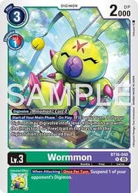 Wormmon - BT16-040 (Reprint) - Advanced Booster Digimon Generation - Digimon Card Game card