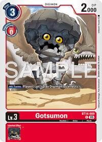 Gotsumon (Reprint) - Advanced Booster Digimon Generation - Digimon Card Game card