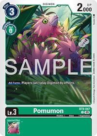 Pomumon (Reprint) - Advanced Booster Digimon Generation - Digimon Card Game card