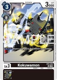 Kokuwamon (Reprint) - Advanced Booster Digimon Generation - Digimon Card Game card