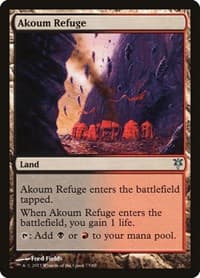 Akoum Refuge - Duel Decks: Sorin vs. Tibalt - Magic: The Gathering card