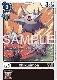 Chikurimon (Reprint) - Advanced Booster Digimon Generation - Digimon Card Game card