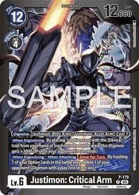 Justimon: Critical Arm - Limited Card Pack -Another Knight- - Digimon Card Game card
