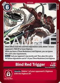 Bind Red Trigger - Limited Card Pack -Another Knight- - Digimon Card Game card