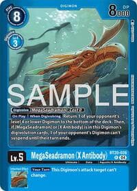 MegaSeadramon (X Antibody) - Limited Card Pack -Another Knight- - Digimon Card Game card