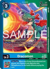 Dracomon - Limited Card Pack -Another Knight- - Digimon Card Game card