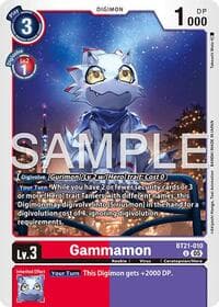 Gammamon - BT21-010 (Reprint) - Advanced Booster Digimon Generation - Digimon Card Game card