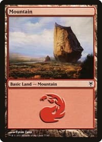 Mountain (77) - Duel Decks: Sorin vs. Tibalt - Magic: The Gathering card