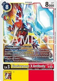 RizeGreymon (X Antibody) (Reprint) - Advanced Booster Digimon Generation - Digimon Card Game card