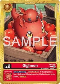 Gigimon (Gold Border) - Advanced Booster Digimon Generation - Digimon Card Game card