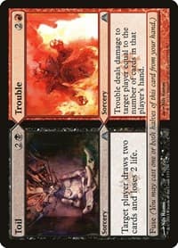 Toil // Trouble - Dragon's Maze - Magic: The Gathering card