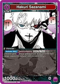 Hakuri Sazanami - UE16BT: KAGURABACHI - Union Arena card