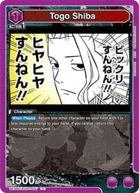 Togo Shiba - UE16BT: KAGURABACHI - Union Arena card