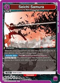 Seichi Samura (020) - UE16BT: KAGURABACHI - Union Arena card