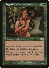 Argothian Enchantress - Urza's Saga - Magic: The Gathering card