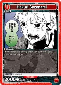 Hakuri Sazanami (045) - UE16BT: KAGURABACHI - Union Arena card
