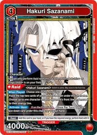 Hakuri Sazanami (047) - UE16BT: KAGURABACHI - Union Arena card