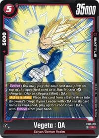 Vegeta : DA - Dual Evolution - Dragon Ball Super: Fusion World card