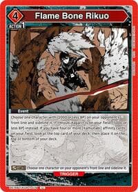 Flame Bone Rikuo - UE16BT: KAGURABACHI - Union Arena card