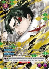 Yoji Uruha (018) (SR**) - UE16BT: KAGURABACHI - Union Arena card