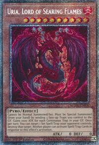 Uria, Lord of Searing Flames (Starlight Rare) - Maze of Muertos - YuGiOh card