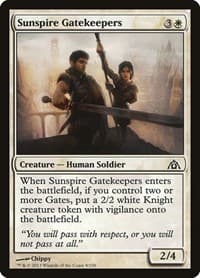 Sunspire Gatekeepers - Dragon's Maze - Magic: The Gathering card